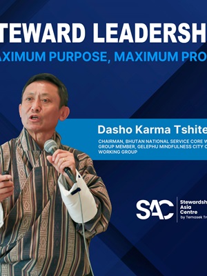 Dasho Karma Tshiteem on happiness, purpose and leadership of the self
